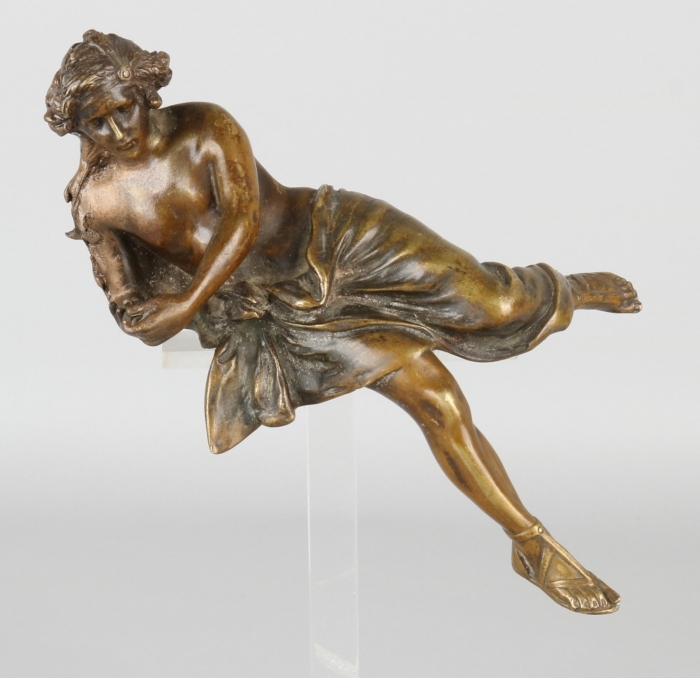 Bronzen figuur, Liggende Romeinse man