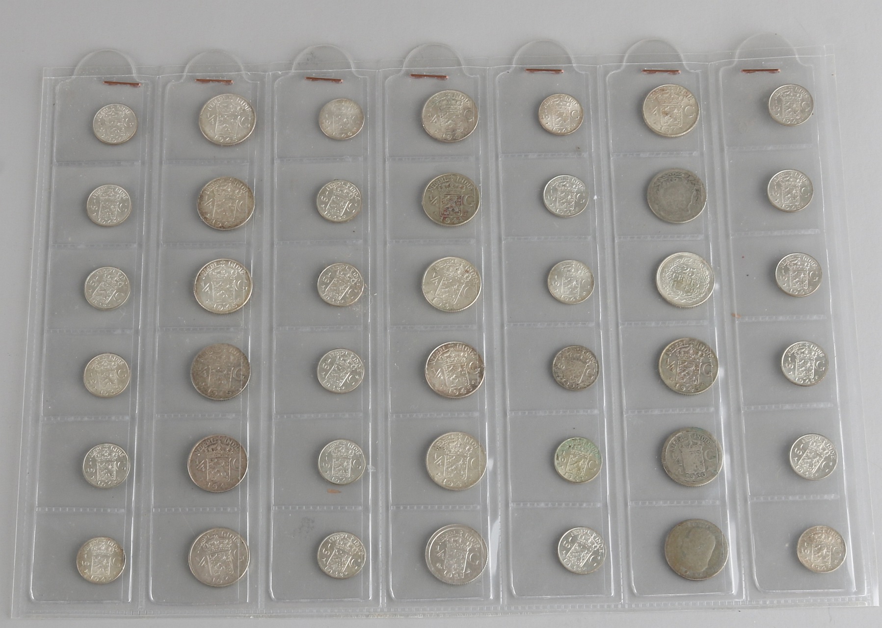 42x Zilveren munten