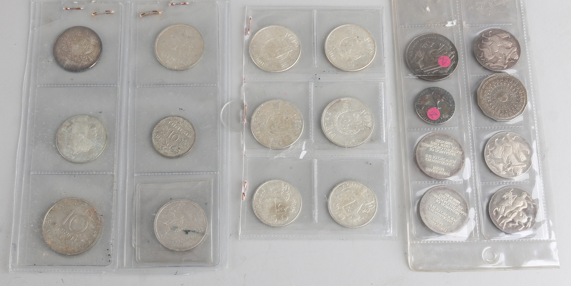 20x Zilveren munten