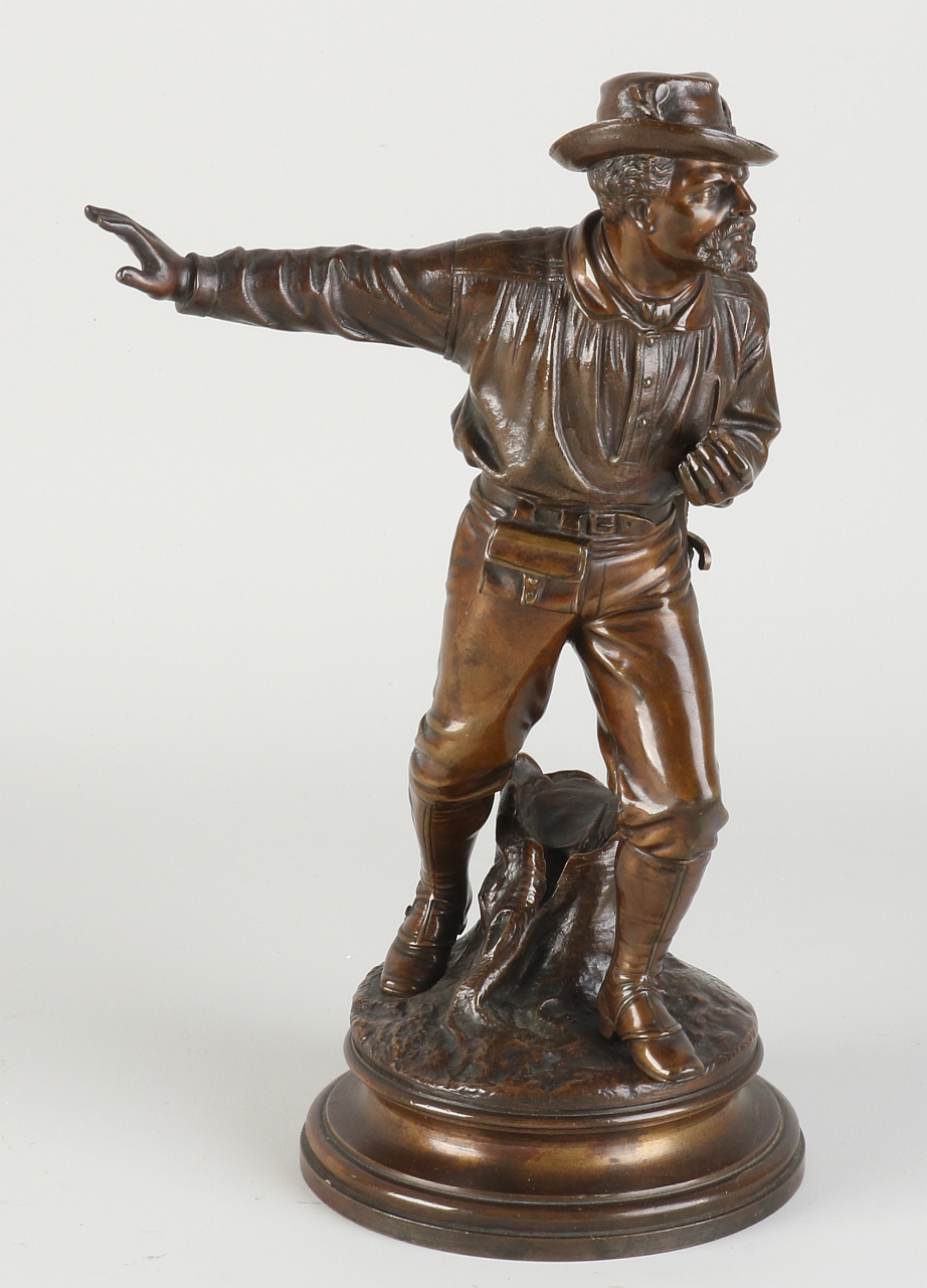 Bronzen beeld, Man met bajonet