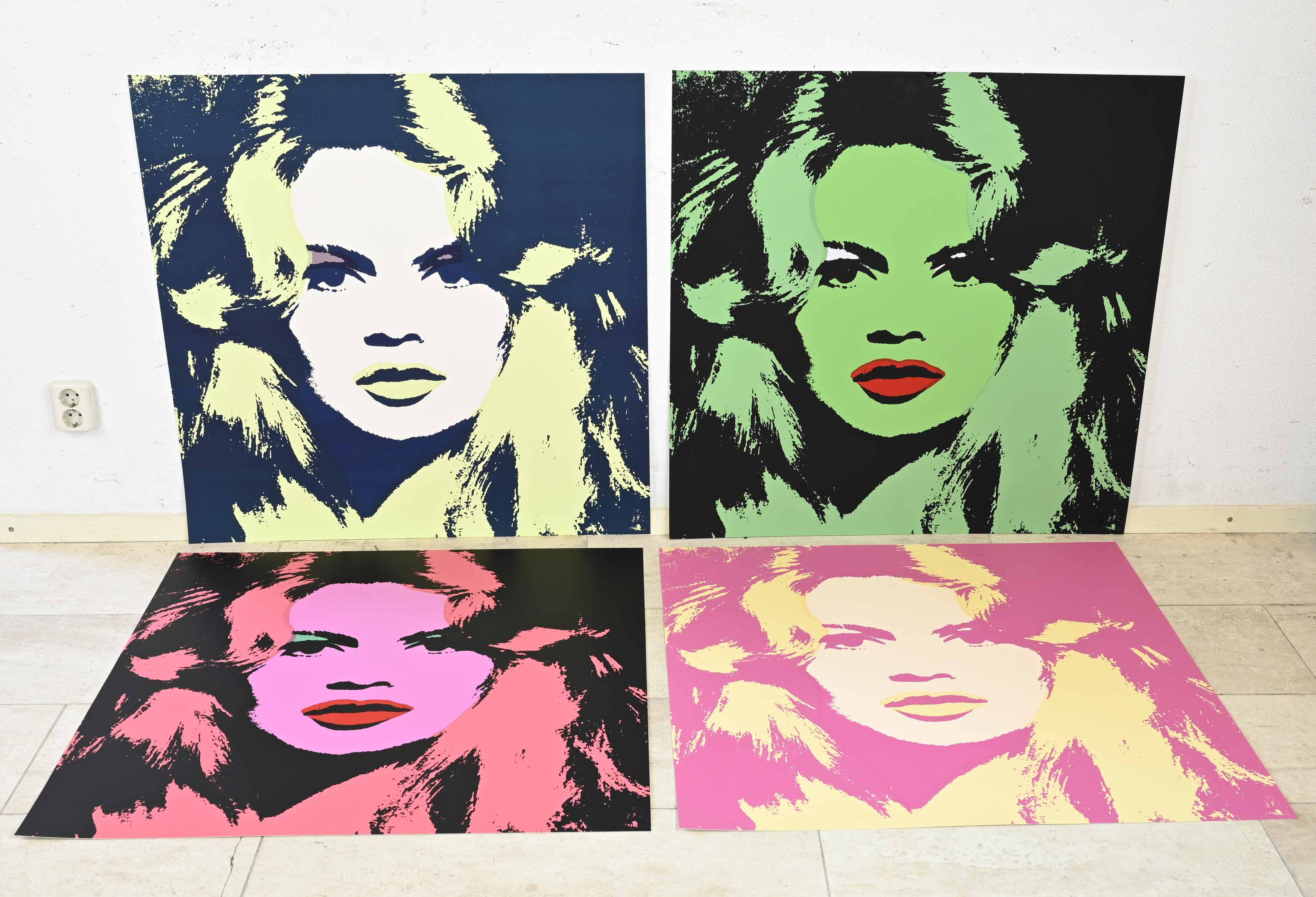 4x Naar Andy Warhol, Brigitte Bardot