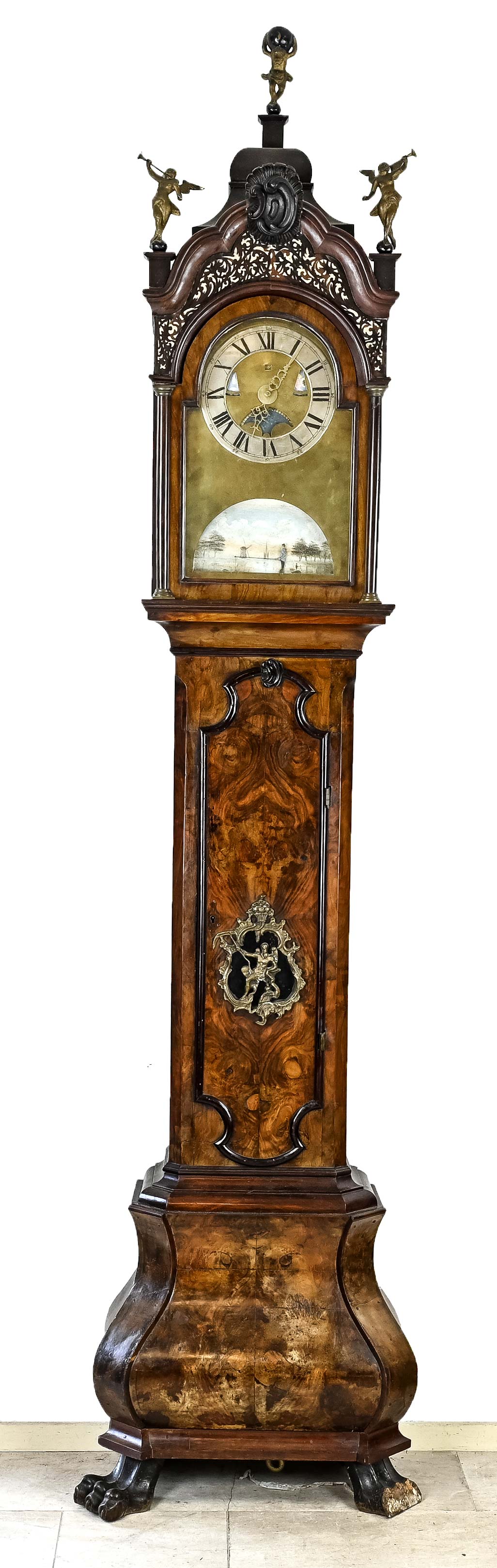 Antieke staande klok