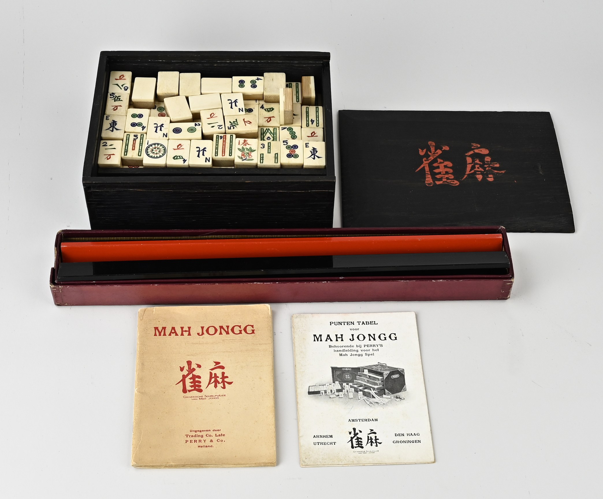 Oud Chinees Mahjong spel