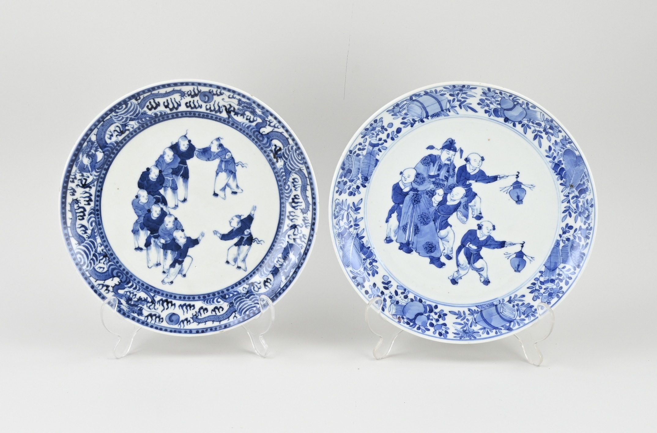 Twee 18e eeuwse Chinese borden