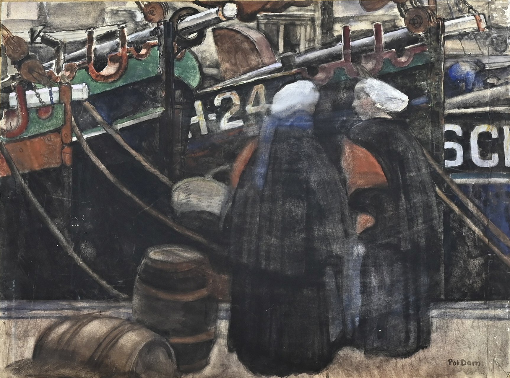 Pol Dom, Scheveningse vissersvrouwen