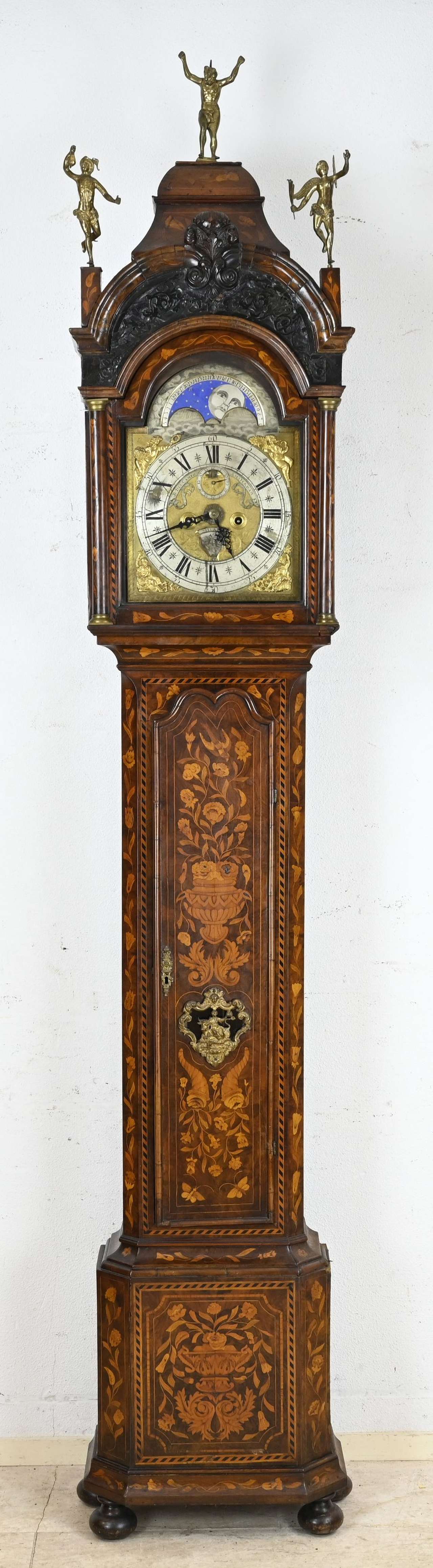 Amsterdamse staande klok, H 275 cm.