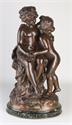 Antiek bronzen beeld van H. Moreau