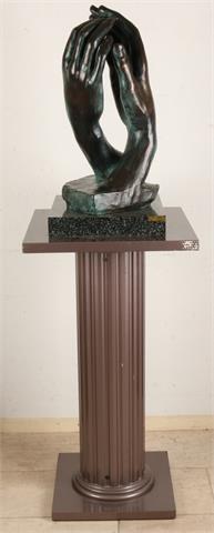 Bronzen skulptuur (naar Rodin)