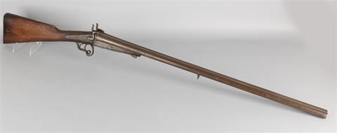 Penvuur geweer met gravering, 19e eeuw. 