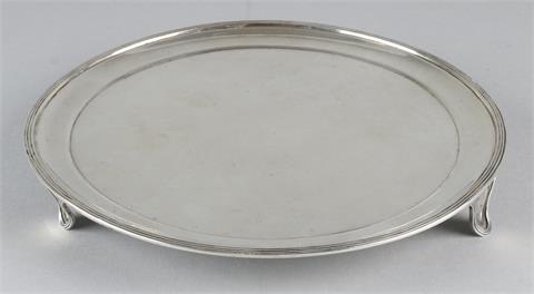 Zilveren dienblad, 18e eeuw