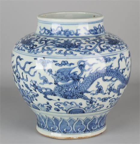 Oude Chinese Ming-stijl vaas