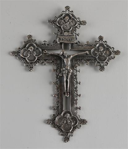 Zilveren kardinaals kruis