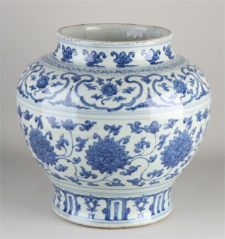Chinese blauwe pot