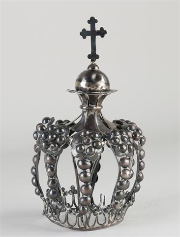 Zilveren kerkelijke kroon Heiligbeeld