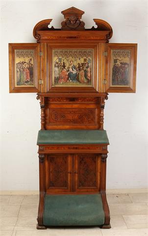 Antieke tabernakel bidstoel
