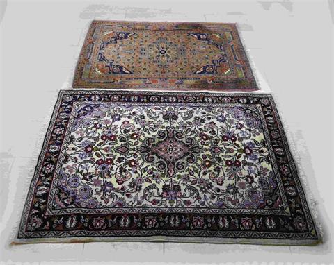 Twee Perzische tapijten